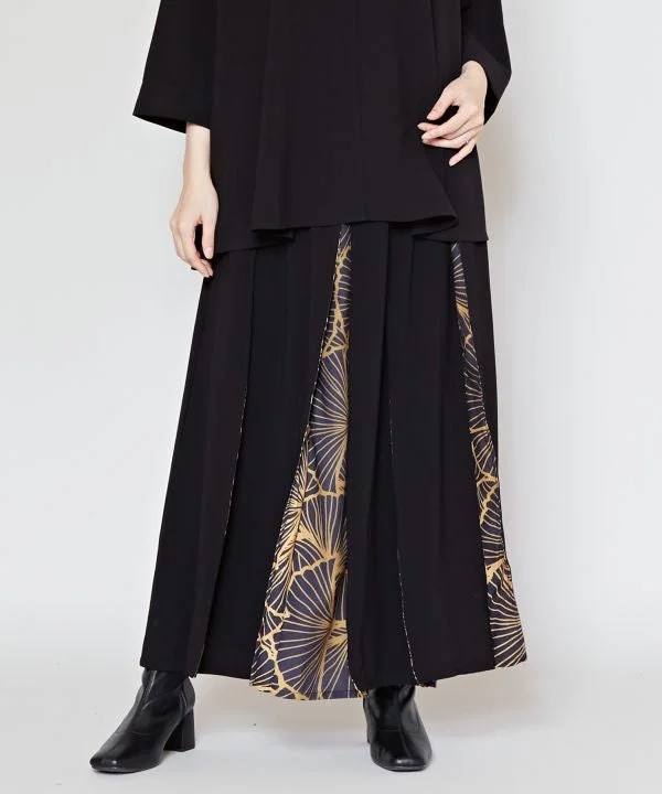 SHIKI FUYU - HAKKAKE Wide Skirt athletic skirt fit