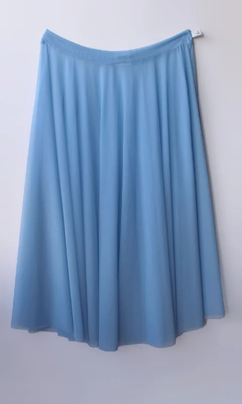 Calathea sky long ballet skirt wool skirt breathable