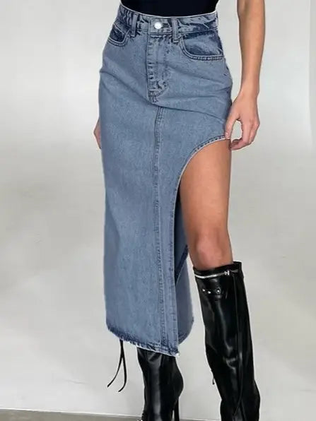 Denim Dreams Skirt linen skirt natural