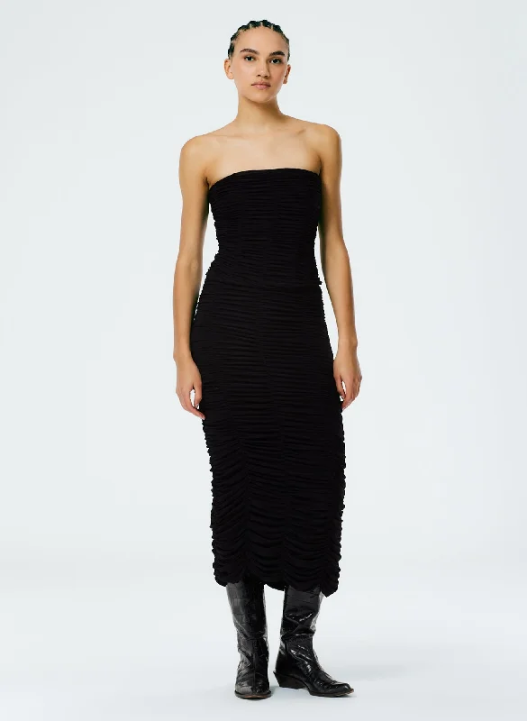 Drapey Jersey Ruched Skirt lace skirt delicate