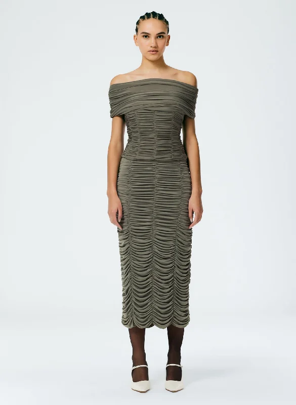 Drapey Jersey Ruched Skirt velvet skirt plush