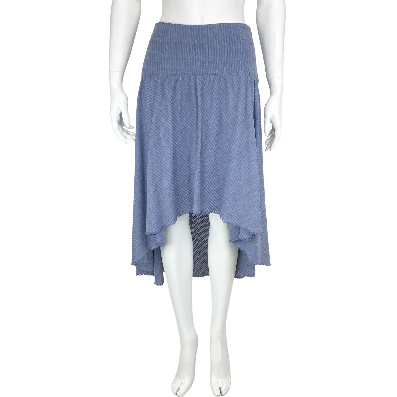Joie, Women's Textured High-Low Skirt, Blue, Size 6 tulle skirt dreamy