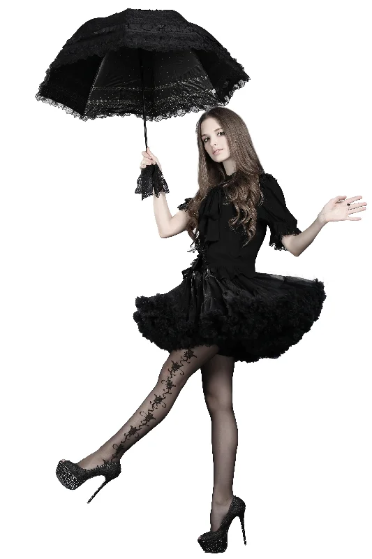 Lolita solf bubble skirt Pettiskirt KW030 velvet skirt glossy