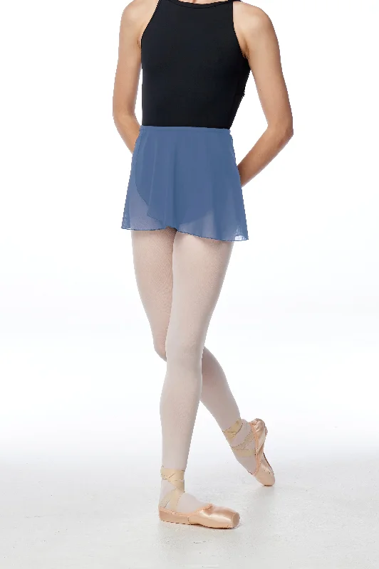 Lulli Mesh Wrap Skirt Sandra jeans button skirt front