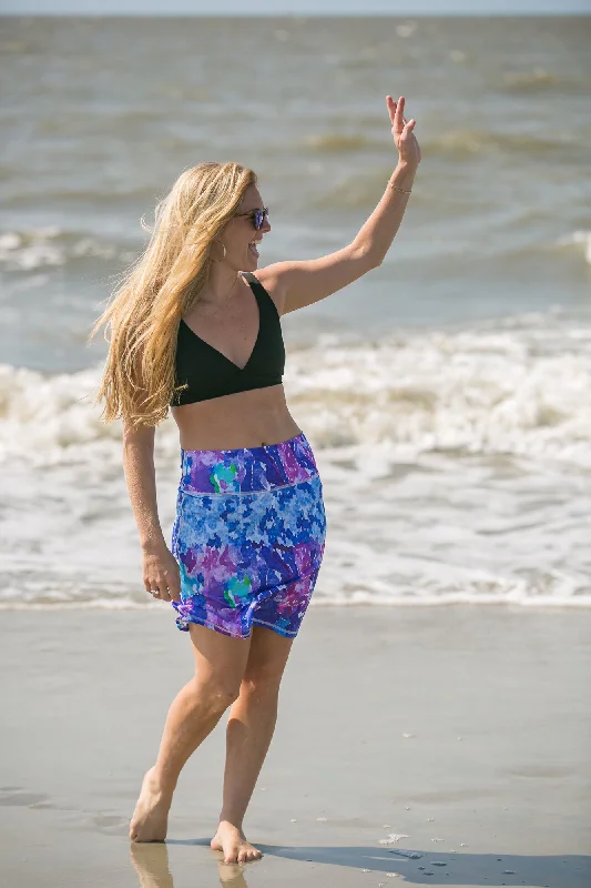 On The Mediterranean - Seaside Skirt velvet skirt luxury