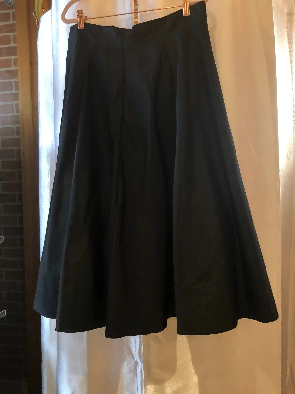 Onyx NITE Black Skirt with Tulle Sz L mini skirt trendy