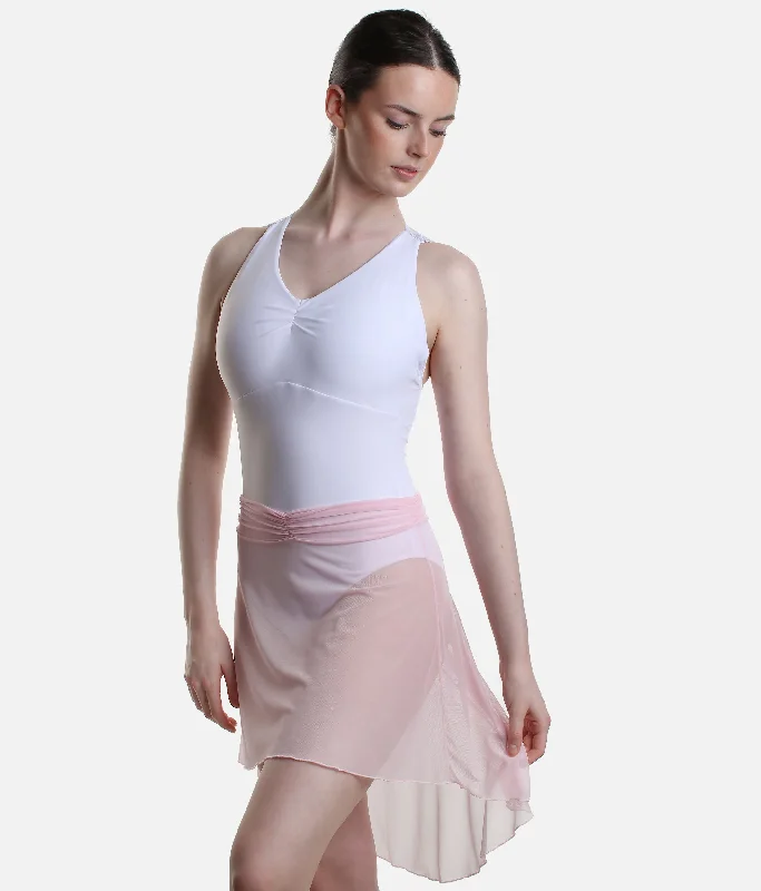 Pull On Dance Skirt, High-Low Design - MILLIE leather skirt bold