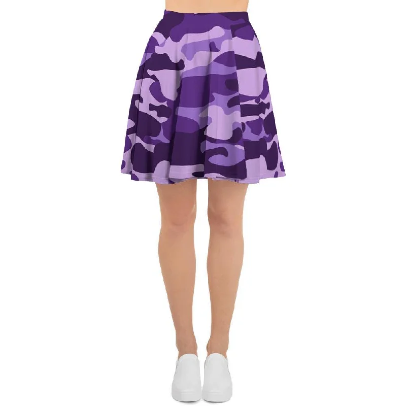 Purple Camo Print Women's Skirt tulle skirt dreamy