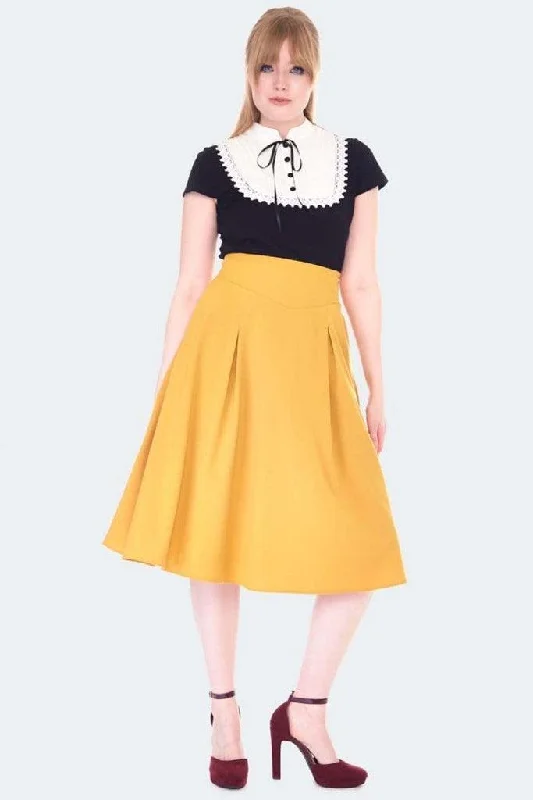 Retro Flare Skirt denim skirt classic