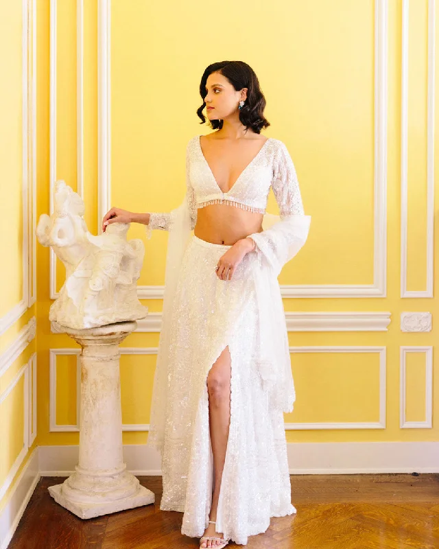 Sama Skirt Set silk skirt luxurious