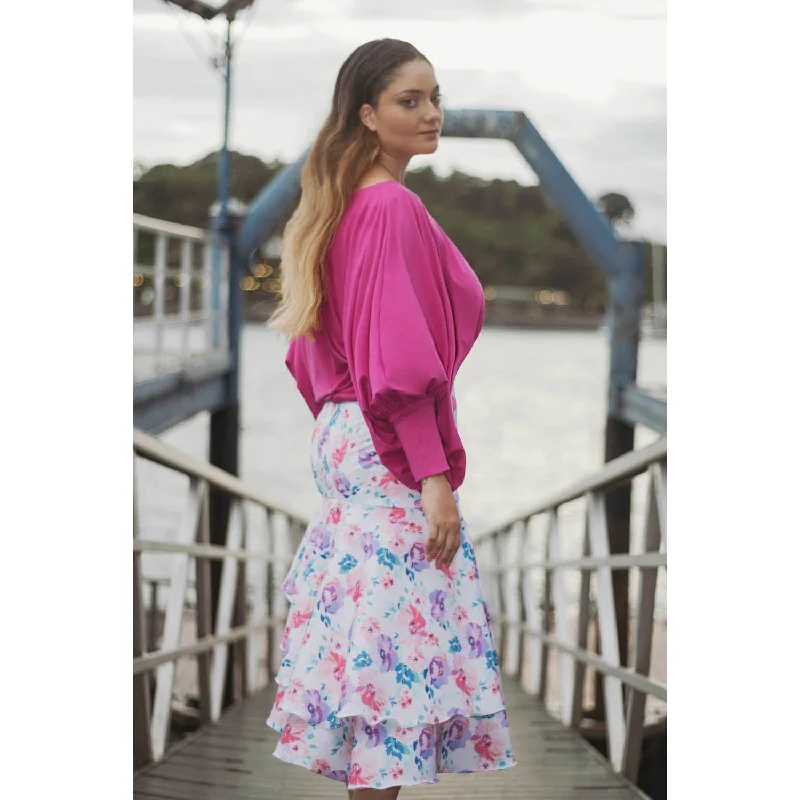 Sensación Skirt cashmere skirt plush
