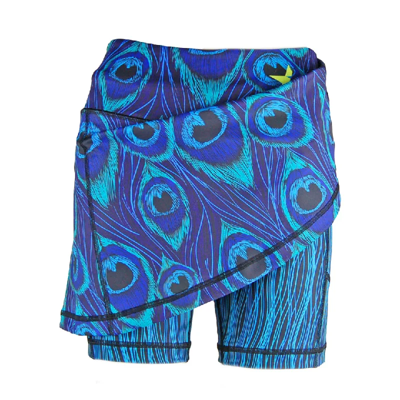 Skort | Blue Peacock lace skirt delicate